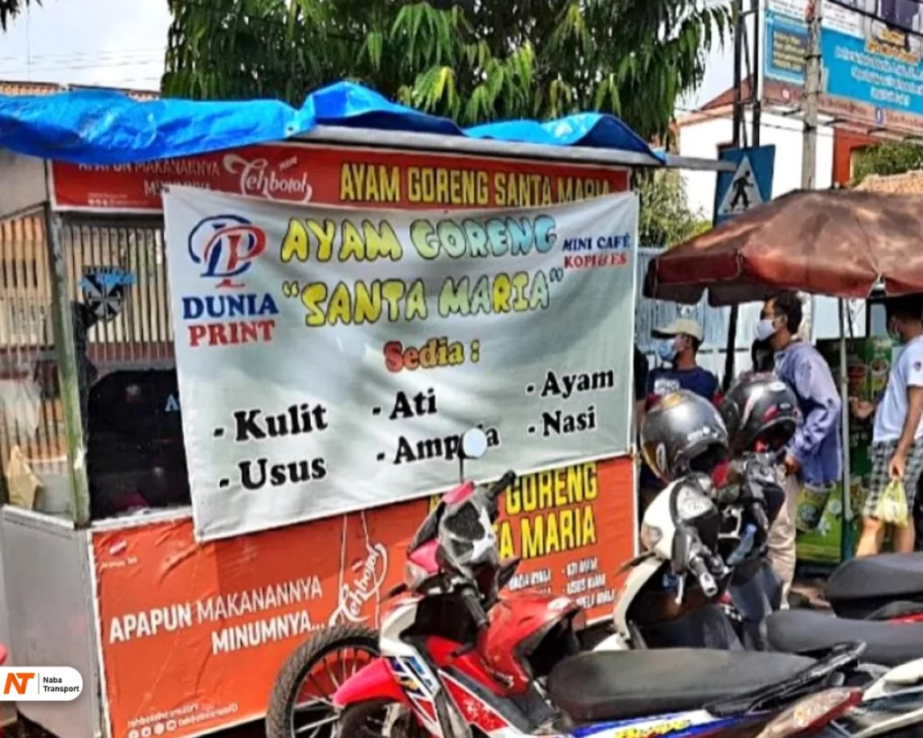 Nasi ati ayam santa maria